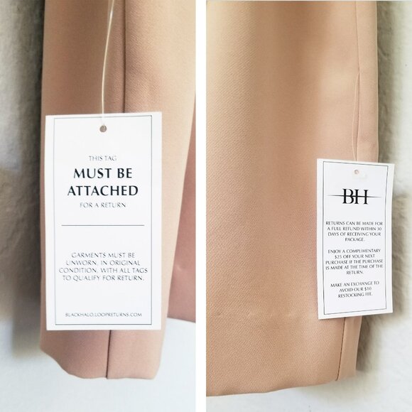 Black Halo Women's Mini Dress in Blush Pink - Picture 7 of 15